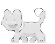 Color pixel art classic Hello Kitty ingyen jtk